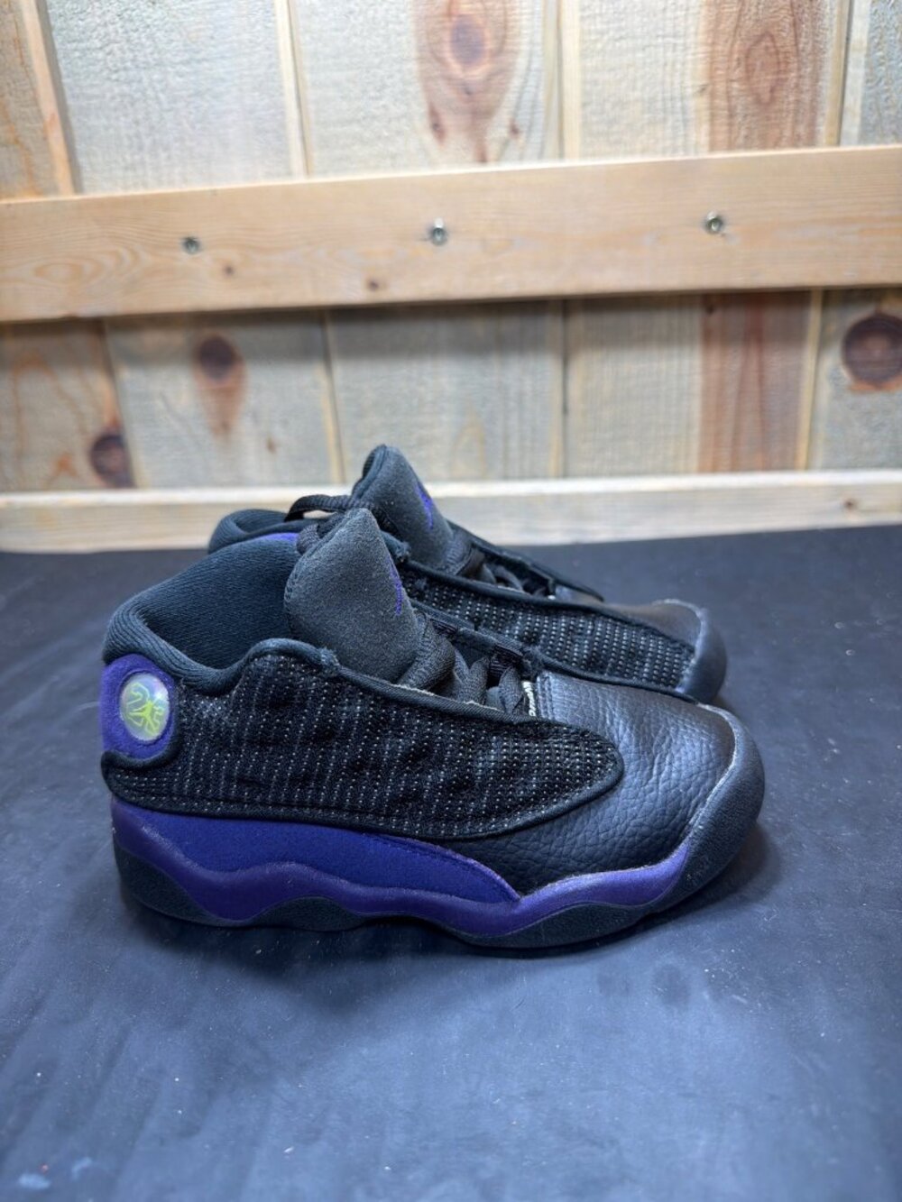 Nike Air Jordan 13 Retro TD Court Purple Black Size 9C US 8.5 UK 26 EUR 414581-0
